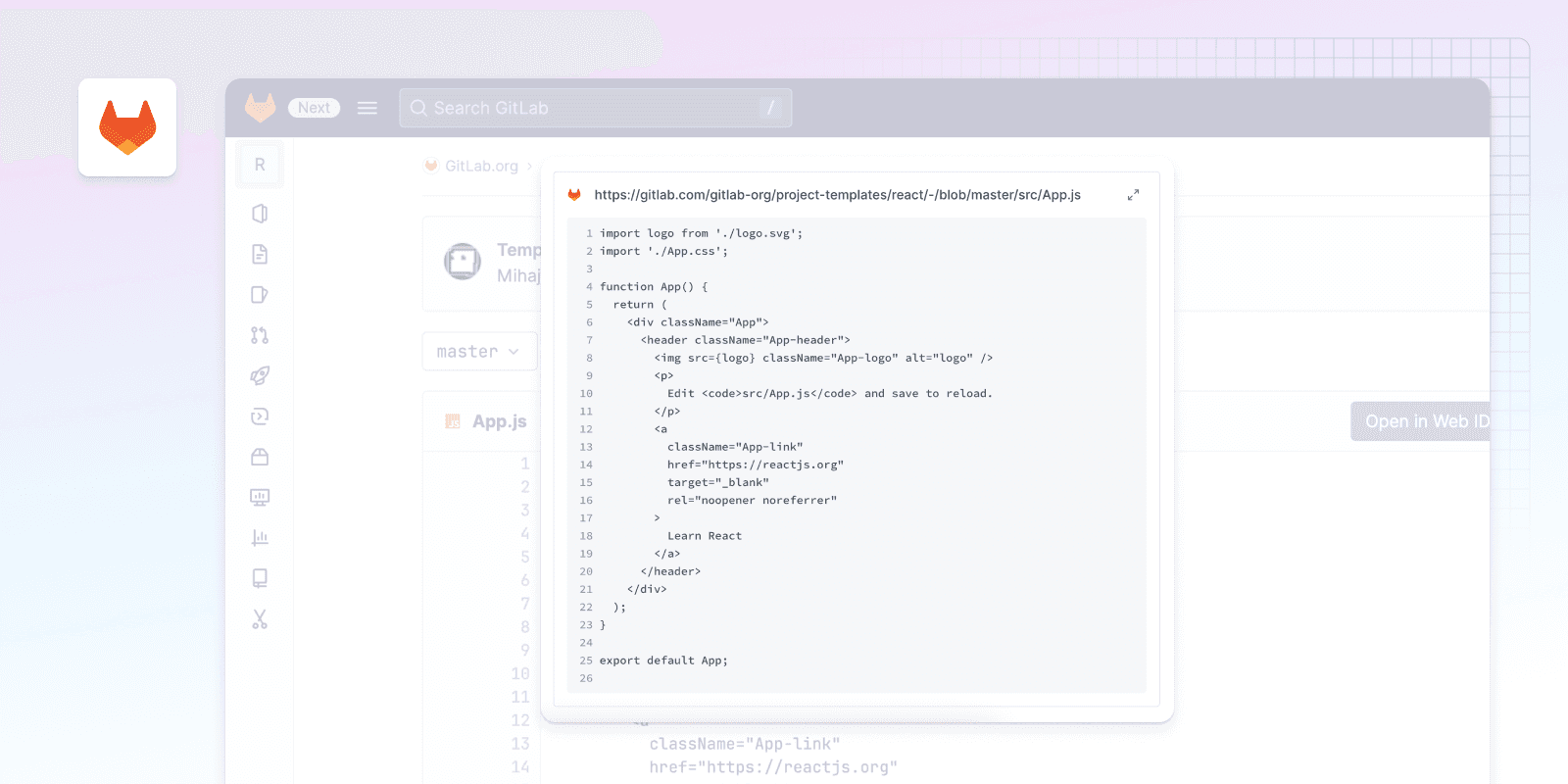 View GitLab files or permalinks and display them in codeblocks in GitBook