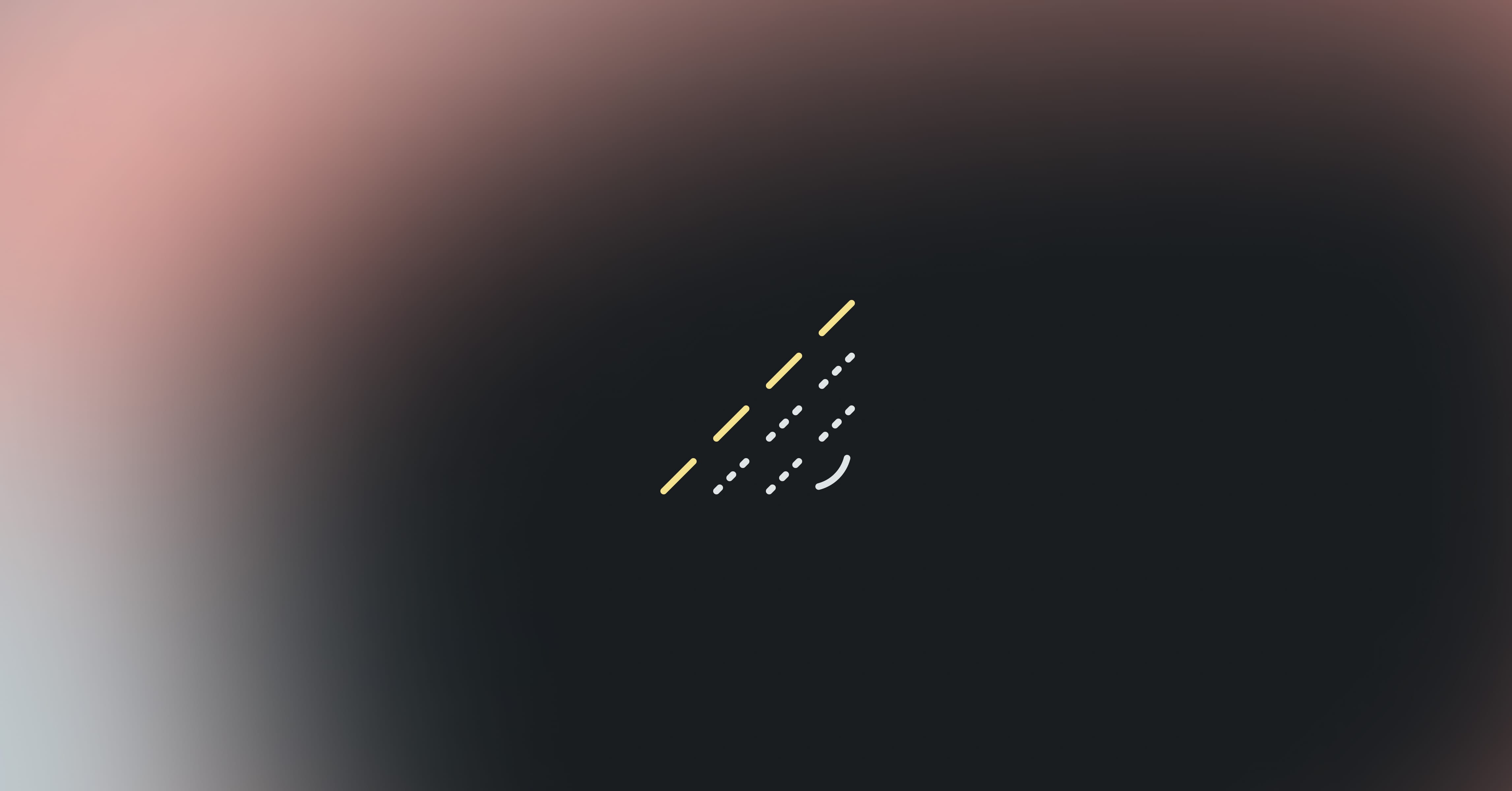 A series of diagonal dotted lines on a dark background