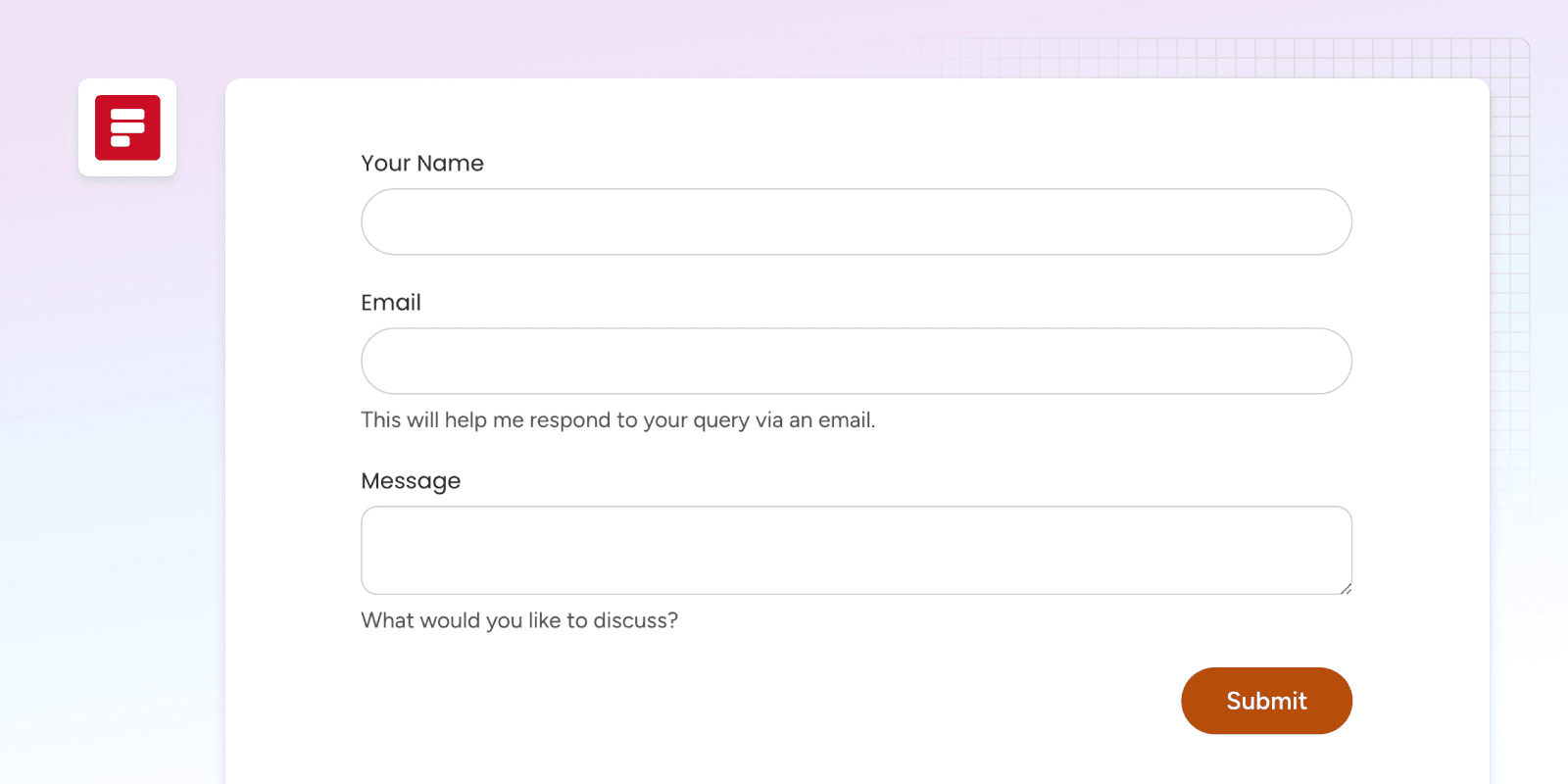 An example of a Formspree form that can be used to collect user signups in GitBook