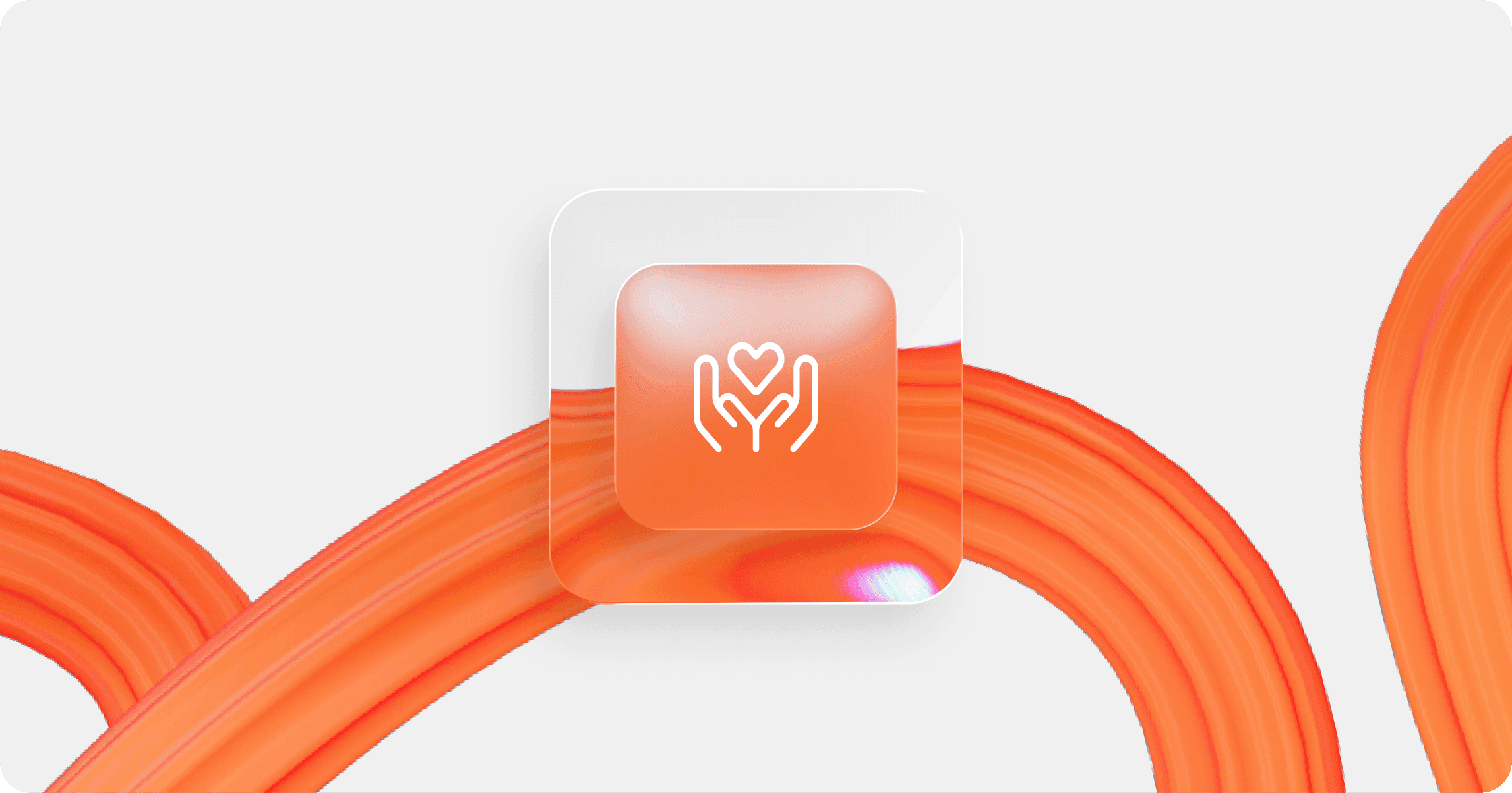 An open source logo on an white and orange background