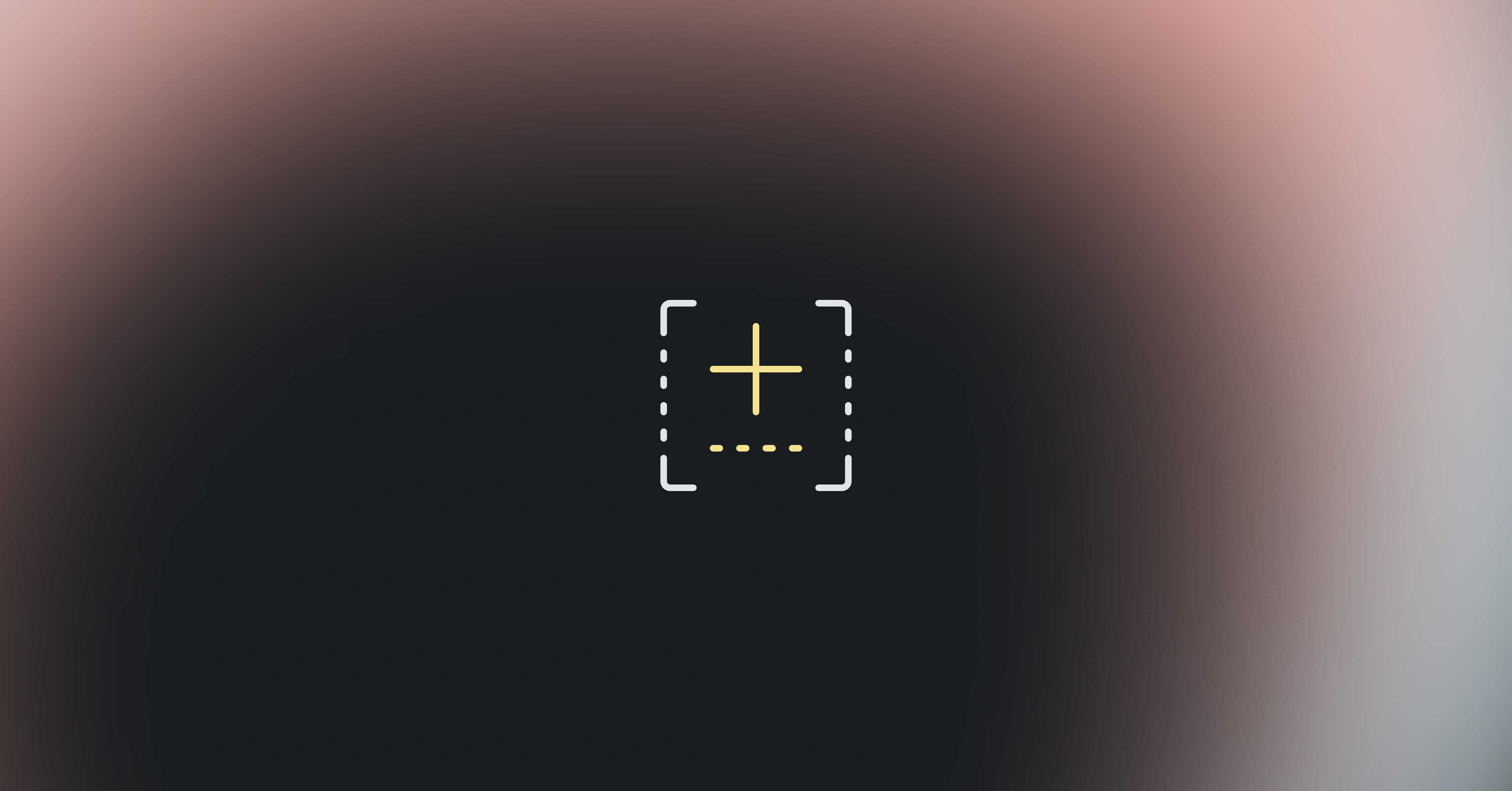 An icon representing diff view on a dark background