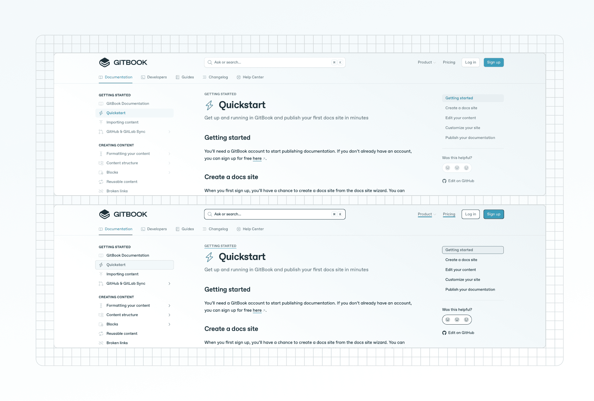Example of high-contrast styles: thicker lines and contrasting text colors